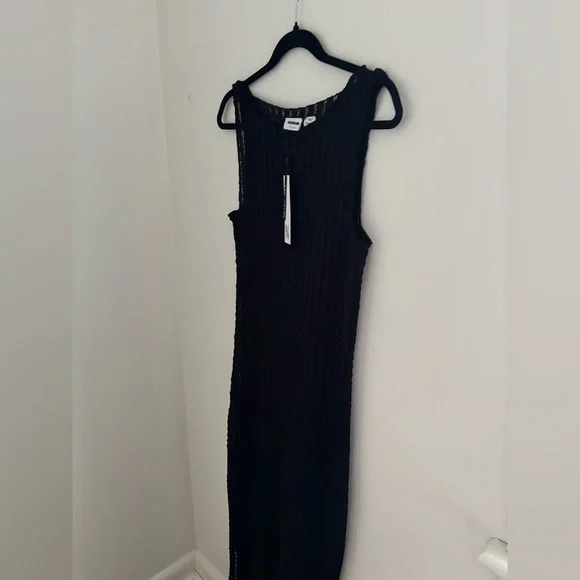 Noisy May Dinah Sleeveless Lace-Stripe Maxi Dress NWT - Picture 9 of 11